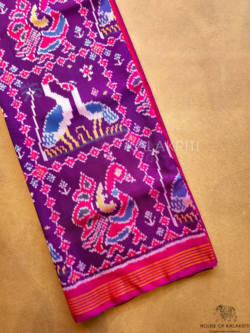Magento Purple Patola Saree