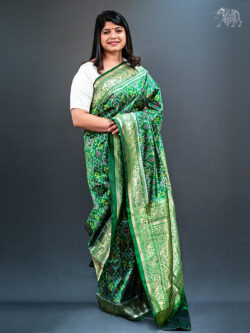 Green Ashavali Patola Saree