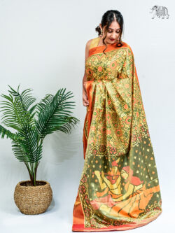 Beige Rajkot Patola Saree
