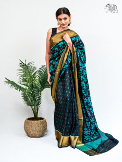 Black Rajkot Patola Saree