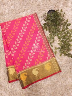 Pink Rajkot Patola Saree