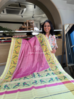 Pink Rajkot Patola Pure Silk Saree