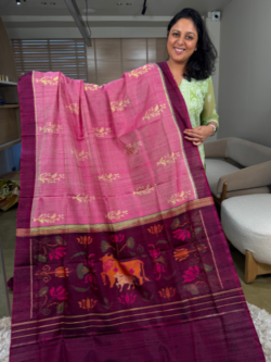 pink-pure-raw-silk-mulberry-silk-rajkot-patola-saree