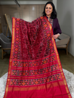 maroon-red-rajkot-patola-pure-silk-saree