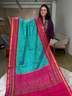 Blue Rajkot Patola Saree
