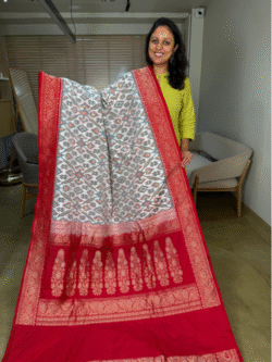 Patola × Banarasi Pure Silk Saree