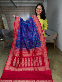 Patola × Banarasi Pure Silk Saree