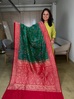 Patola × Banarasi Pure Silk Saree