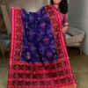 Blue Pure Silk Single Ikkat Patola Saree