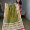 Green Rajkot Patola Pure Silk Saree