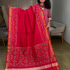 Red Rajkot Patola Pure Silk Saree