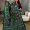 Green rajkot patola pure silk saree