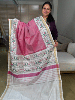 Pink Rajkot Patola Pure Silk Saree