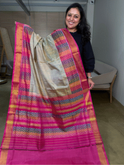 Multicoloured Rajkot Patola Pure Silk Saree